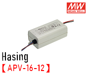 明緯電源供應器 - 室內用12v1.25A【APV-16-12】