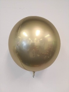 特殊色立體圓球-金色