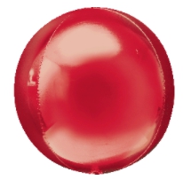 立體圓球: 寶石紅3