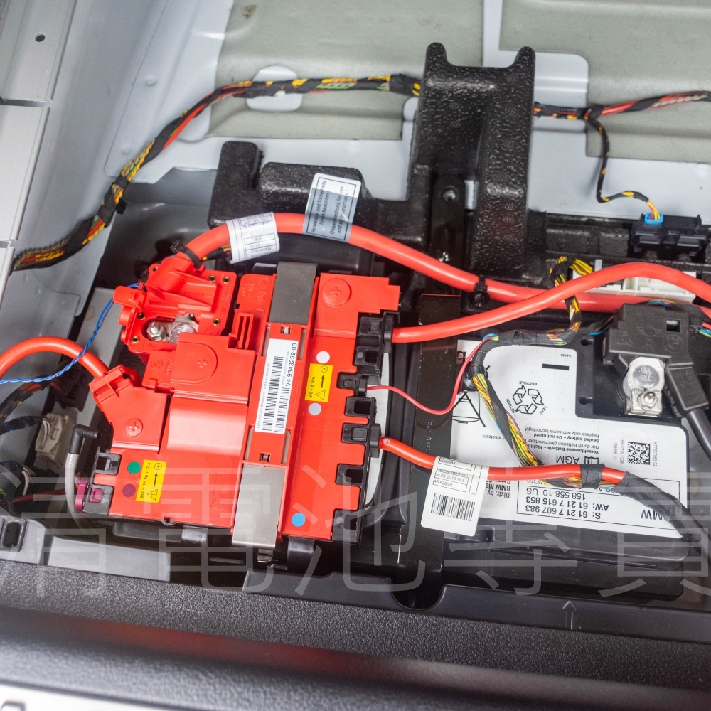BMW X4M40I 電池更換 德國製VARTA電池 AGM等級 G14