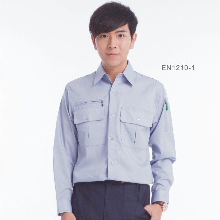 日式長袖工作襯衫1210-1.3