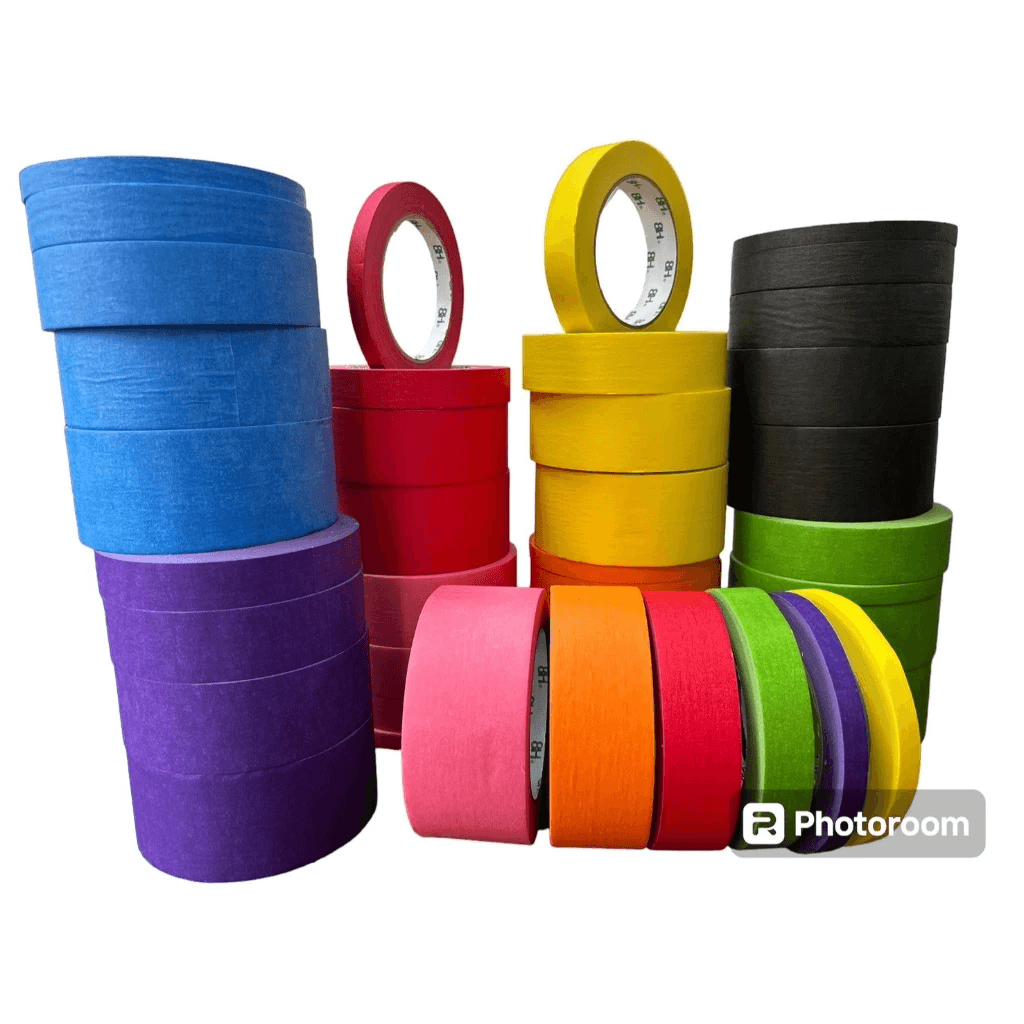 美紋紙膠帶 勞作膠帶 烤漆膠帶 手撕膠帶 美術生專用貼邊美紋膠 噴漆油漆膠 書寫不殘留 膠帶工廠 8H亞洲包裝