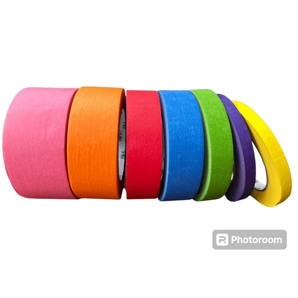 美紋紙膠帶 勞作膠帶 烤漆膠帶 手撕膠帶 美術生專用貼邊美紋膠 噴漆油漆膠 書寫不殘留 膠帶工廠 8H亞洲包裝