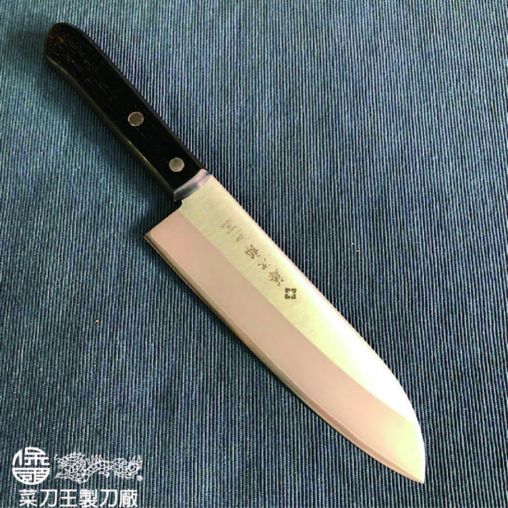 藤次郎 三徳刀 170mm（黑合柄）