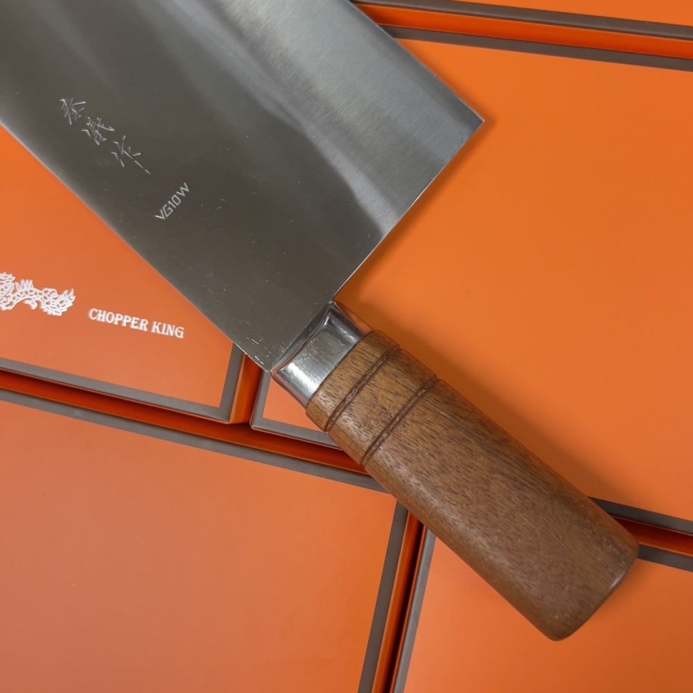 秦儀作 VG10W 中式2號片刀6.5寸