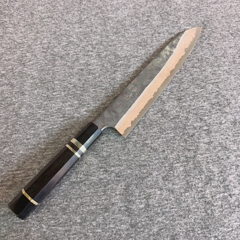 二唐 SLD有色黑染 大馬士革紋 牛刀 240mm