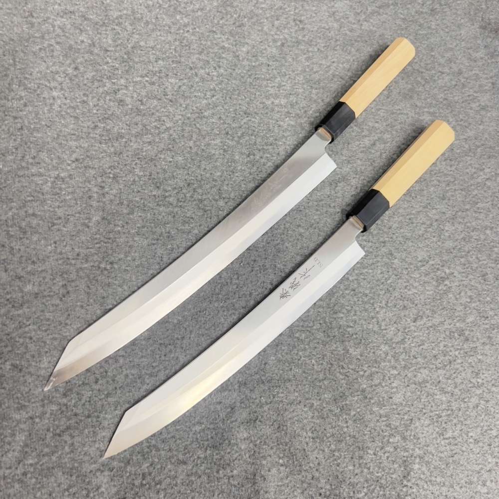 SLD曲背切付柳刃 （左手）270mm