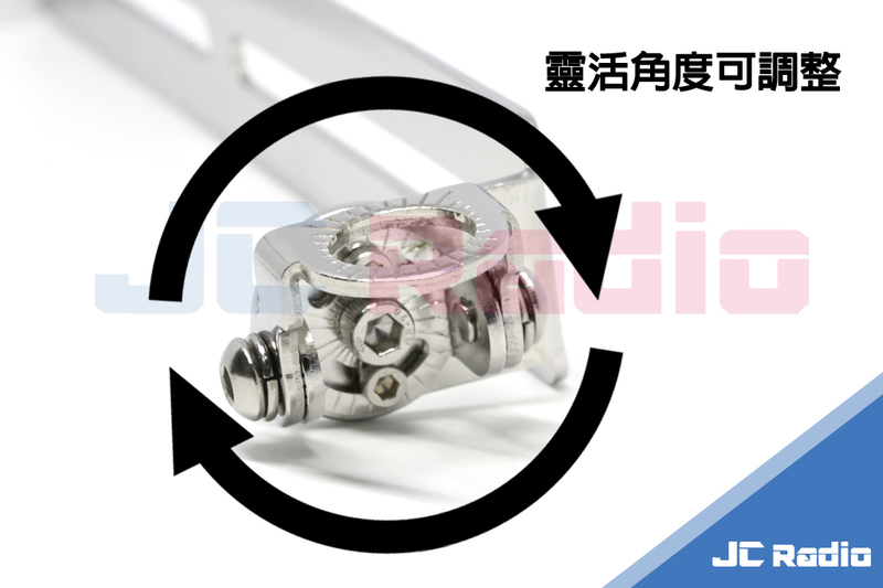 台灣製造 UM600XL 機車用 大牌天線座 車牌天線座 多角度可調整 白鐵材質