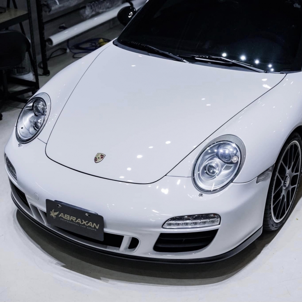 Porsche 911 Carrera GTS 車體改色 3M HG31 高亮水泥灰