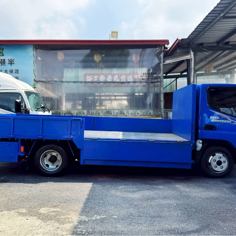 2022年 堅達 14尺 正5噸 里程3萬 鐵斗 內寬200CM 中柱四開 鐵斗 原廠四錄