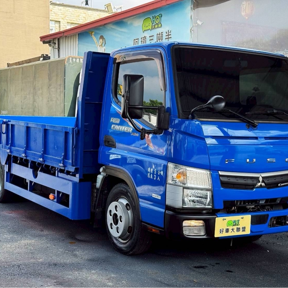 2022年 堅達 14尺 正5噸 里程3萬 鐵斗 內寬200CM 中柱四開 鐵斗 原廠四錄