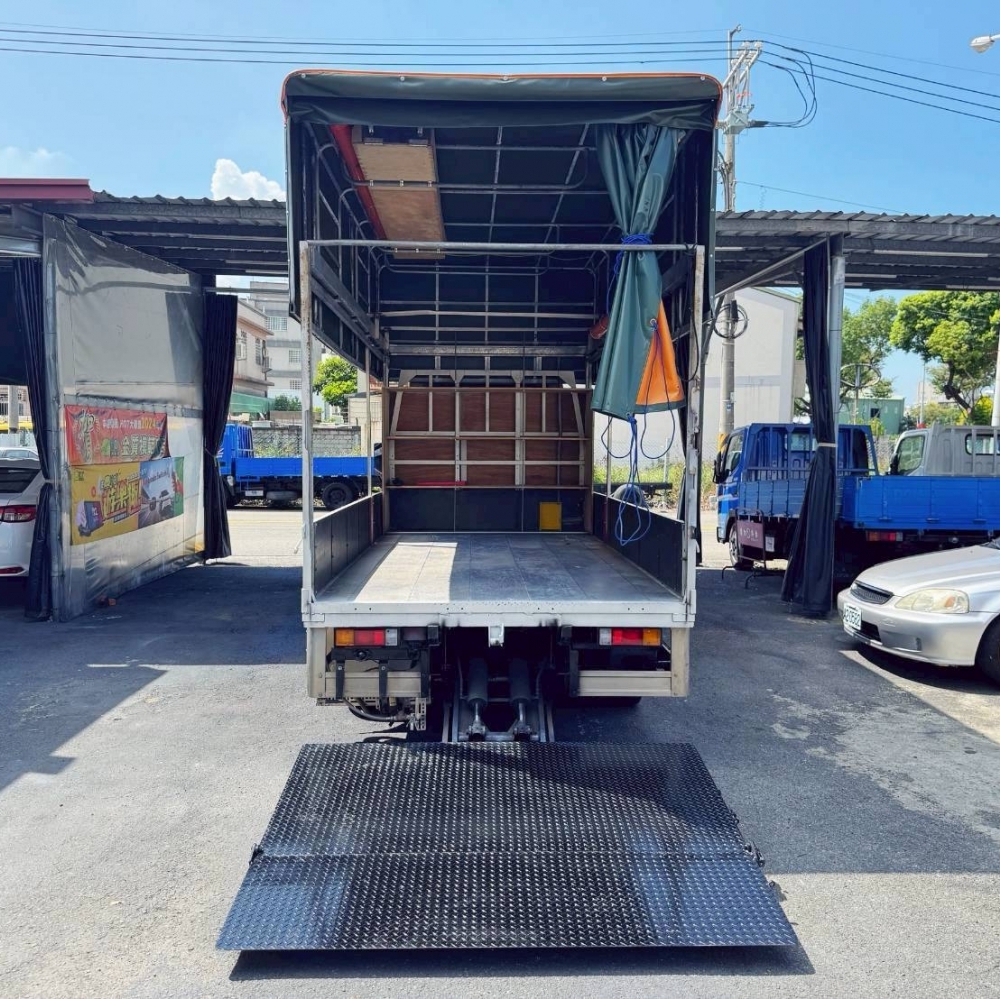 2020年 堅達 正5噸 14尺半 硬頂棚架 超低里程 實跑7000公里 雙芯5尺尾門 原廠保養 原廠四錄
