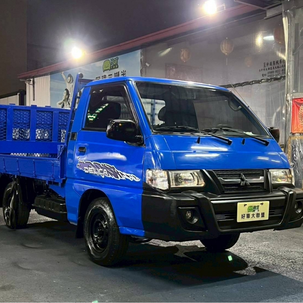 2016年 得利卡 2.4L 短併 鐵花板 實跑18萬 6尺雙缸雙折尾門 行車記錄器