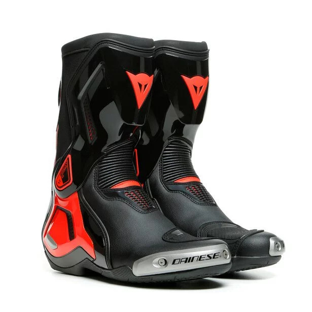 DAINESE TORQUE 3 OUT BOOTS BLACK/FLUO-RED