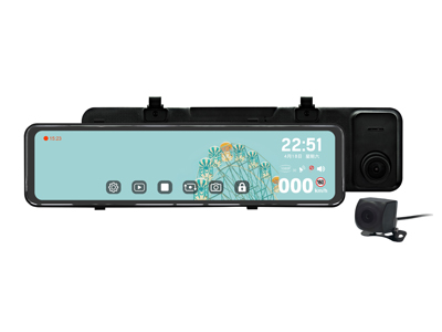 S85 流媒體 GPS 全屏觸控電子後視鏡 行車記錄器