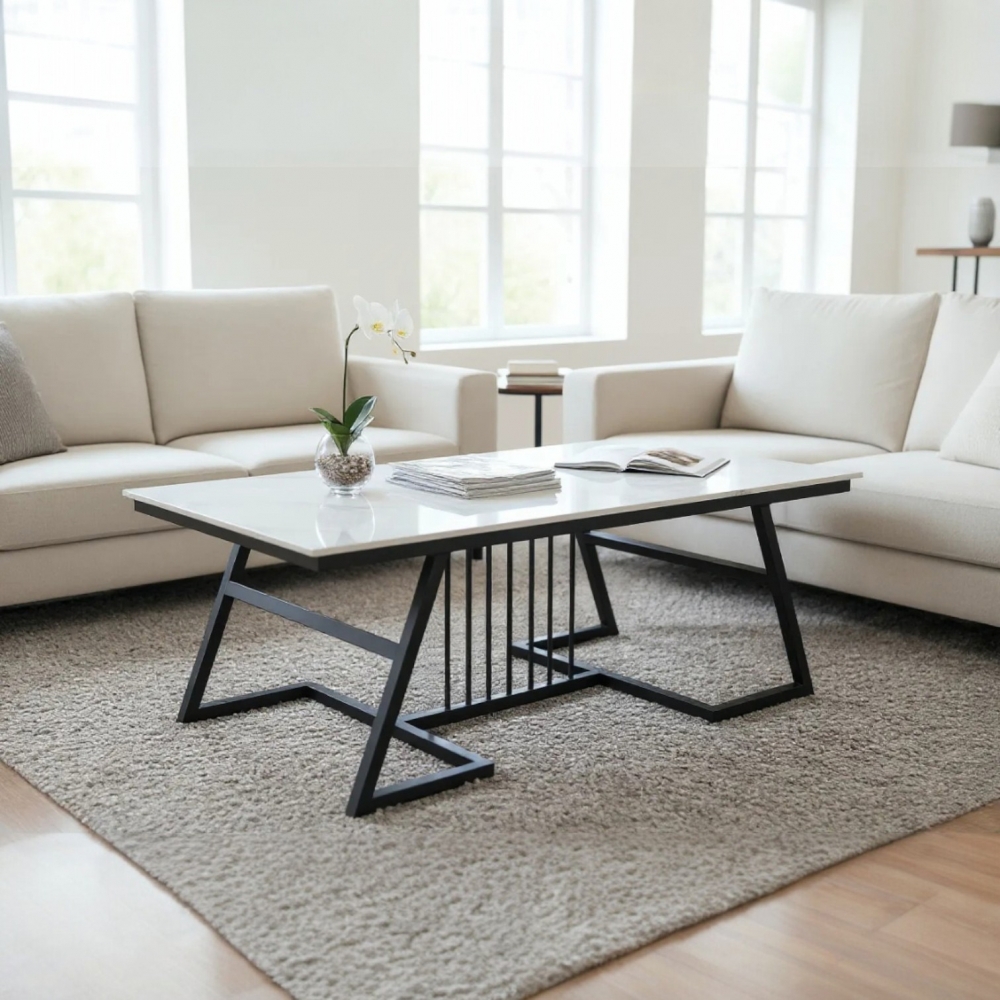 現代風岩板茶几矮桌几