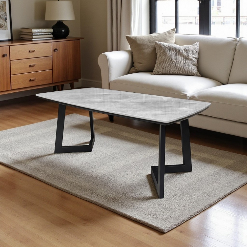 現代風岩板茶几矮桌几