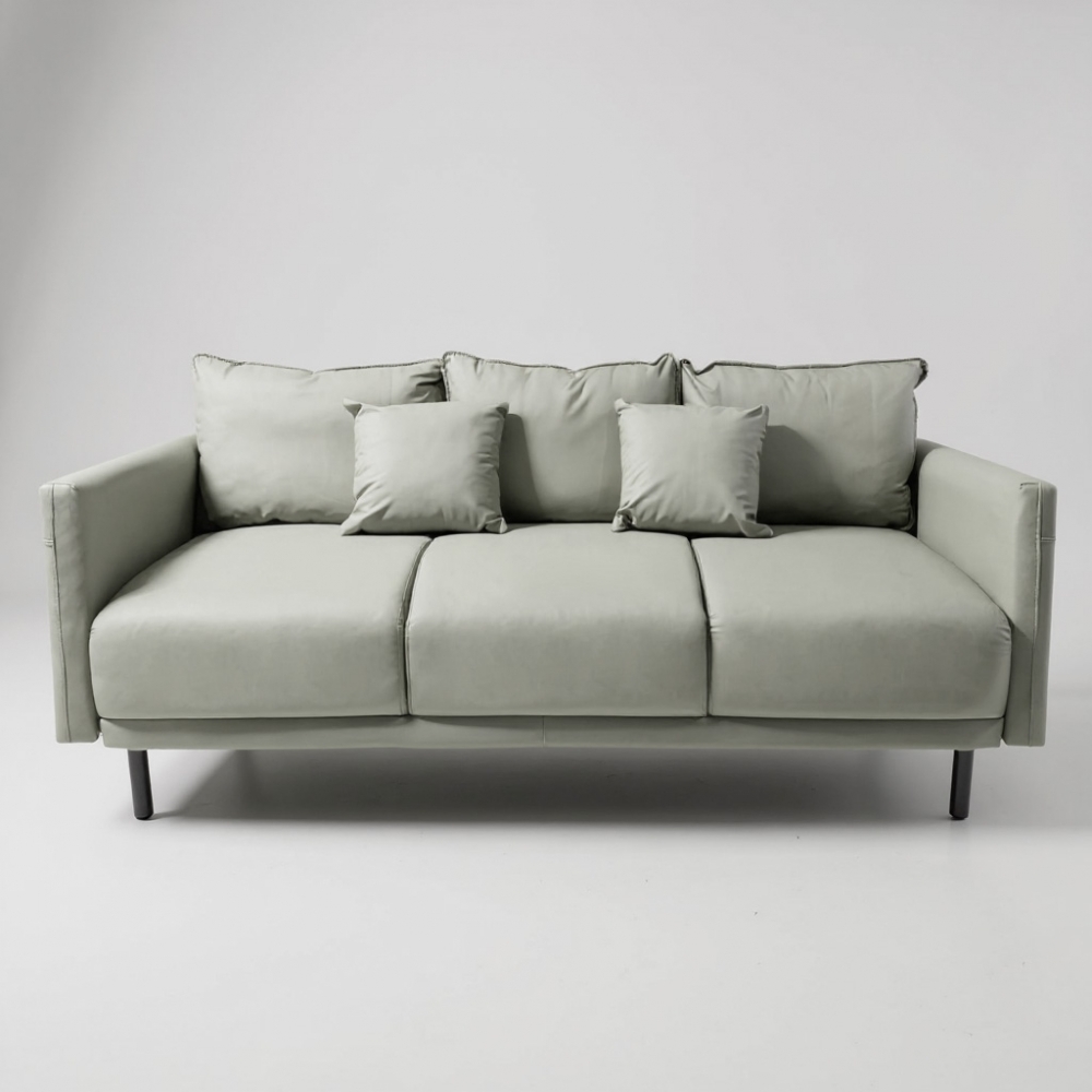 莫蘭迪綠3人座沙發