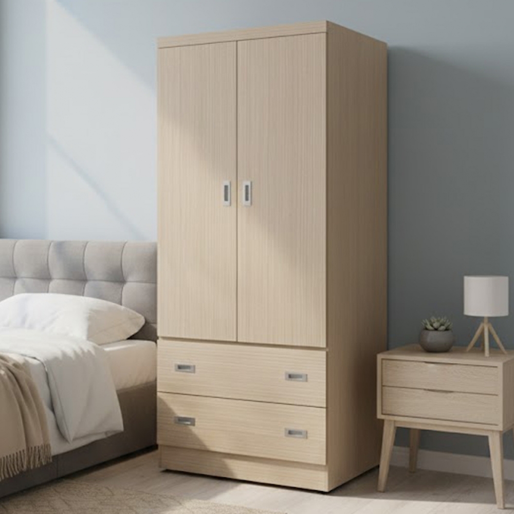 推門雙抽衣櫃 3x6