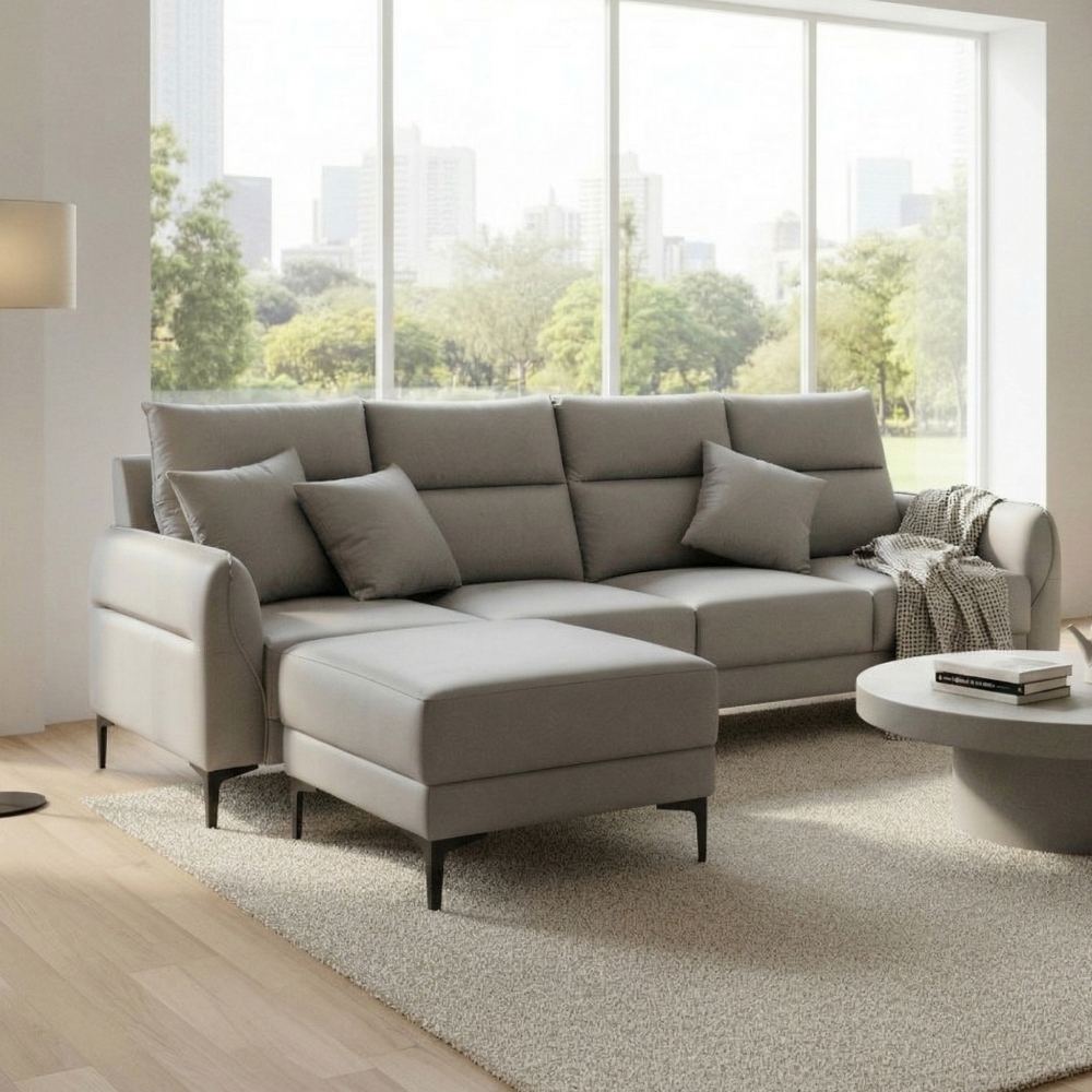 現代簡約 L 型質感