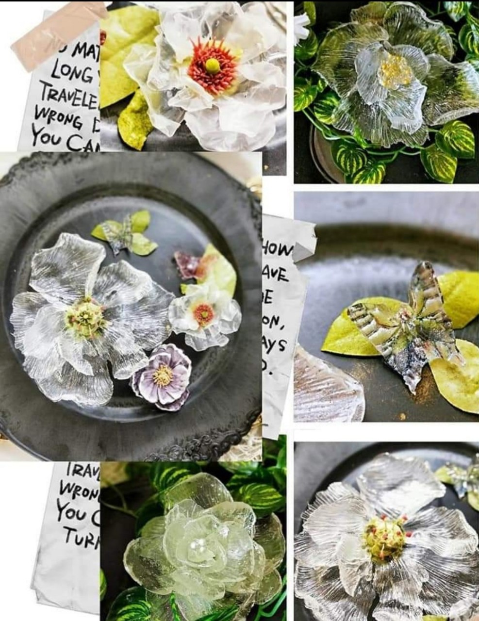 食用琉璃花相框藝術課程