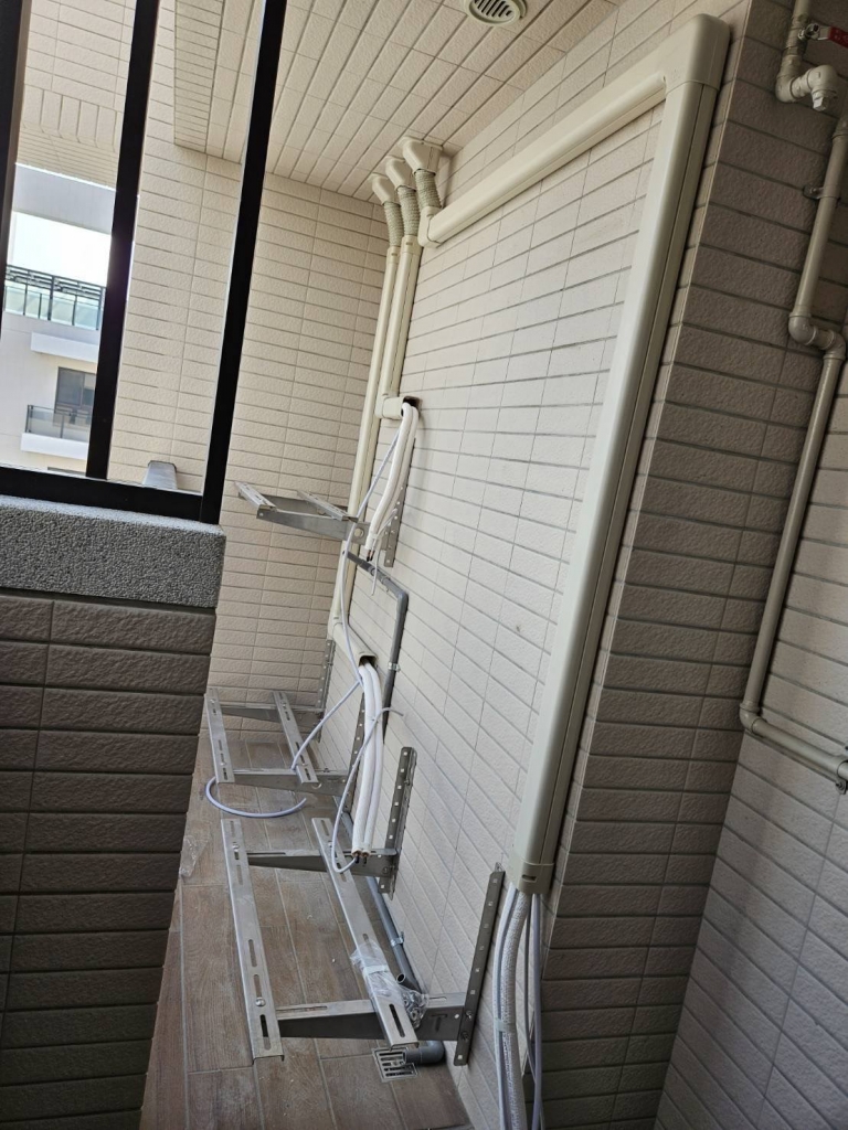 林森苑冷氣安裝前置作業