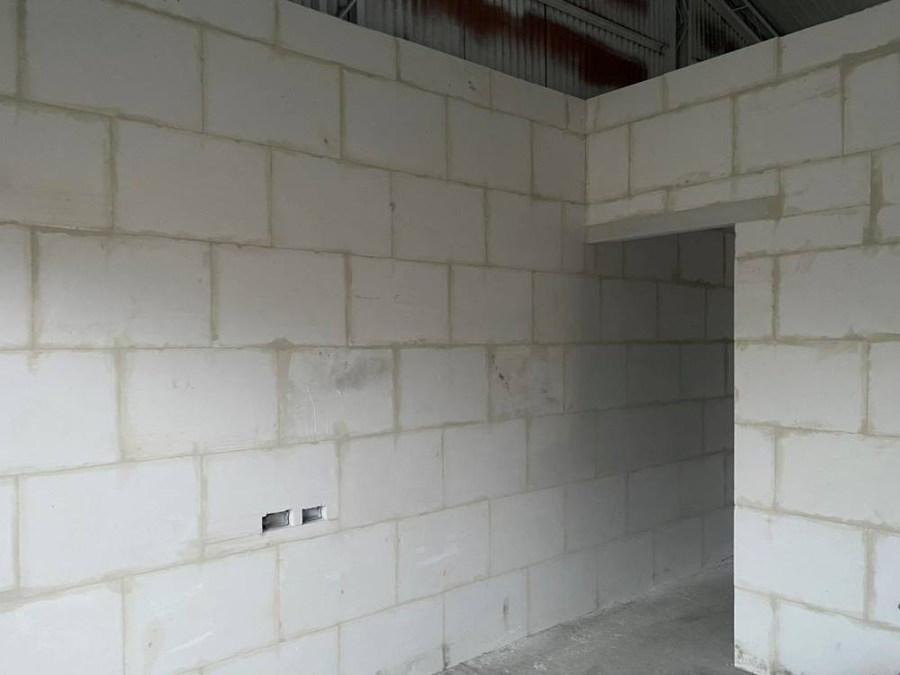 防潮石膏磚隔間施作