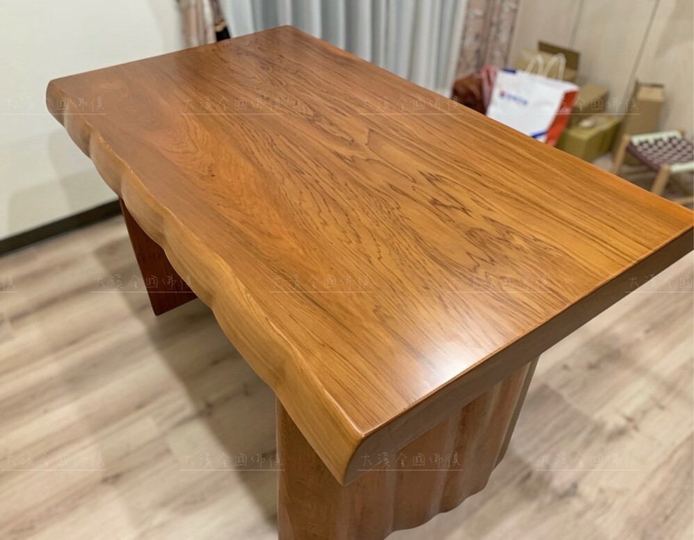 檜木天然大板桌