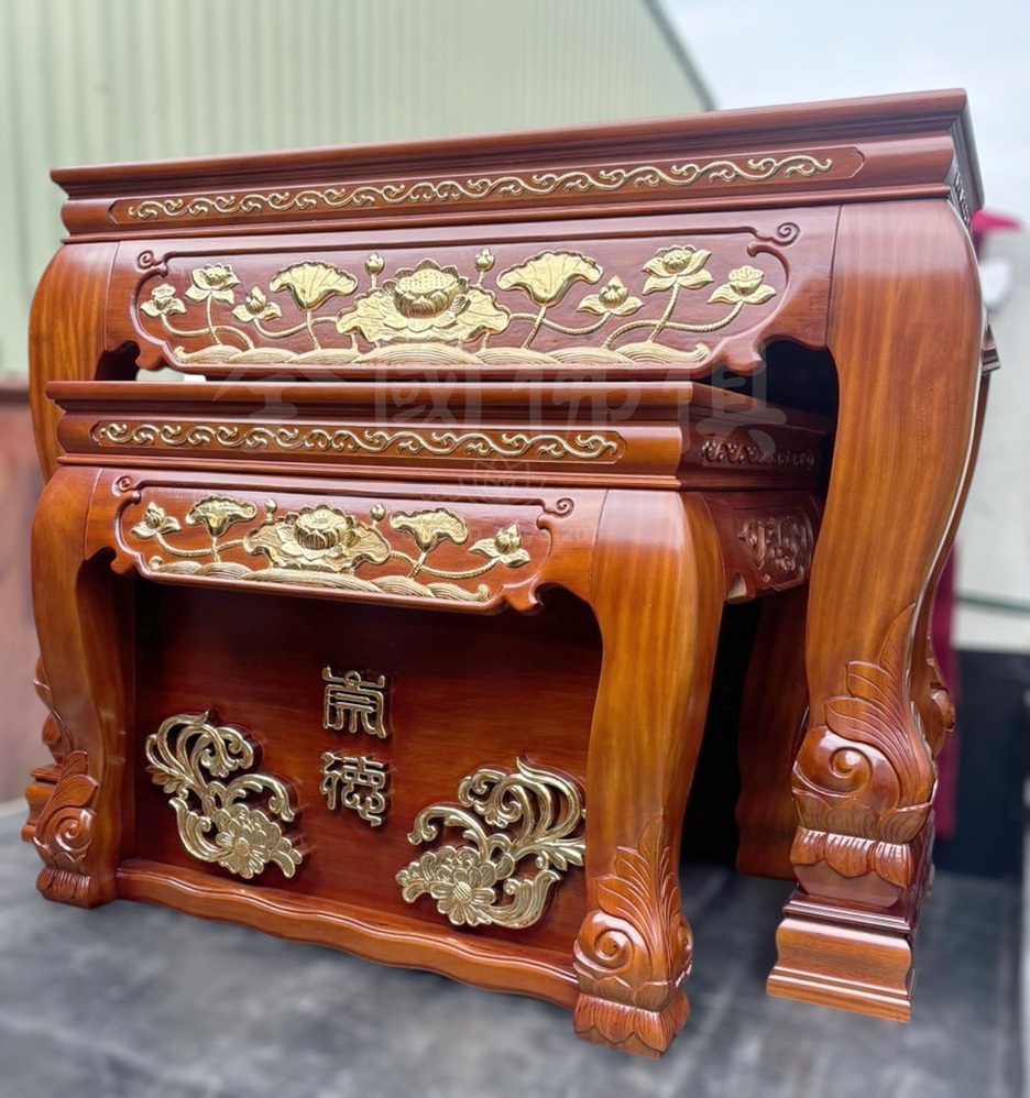 蓮花佛桌+崇德桌裙