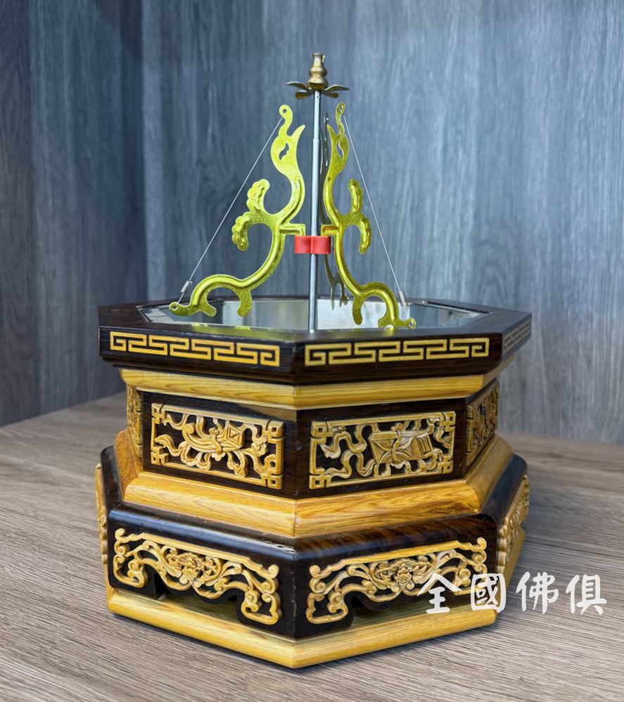 黑檀入八角香環爐