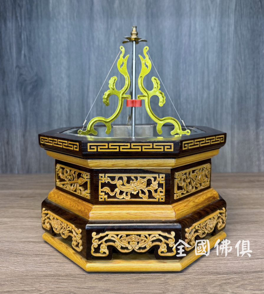 黑檀入八角香環爐