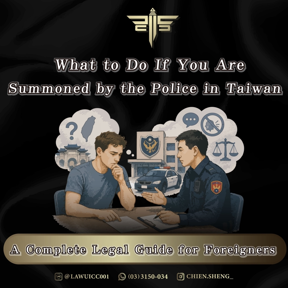 What to Do If You Are Summoned by the Police in Taiwan: A Complete Legal Guide for Foreigners