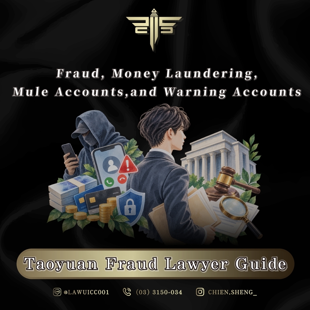 Taoyuan Fraud Lawyer Guide: Fraud, Money Laundering, Mule Accounts, and Warning Accounts