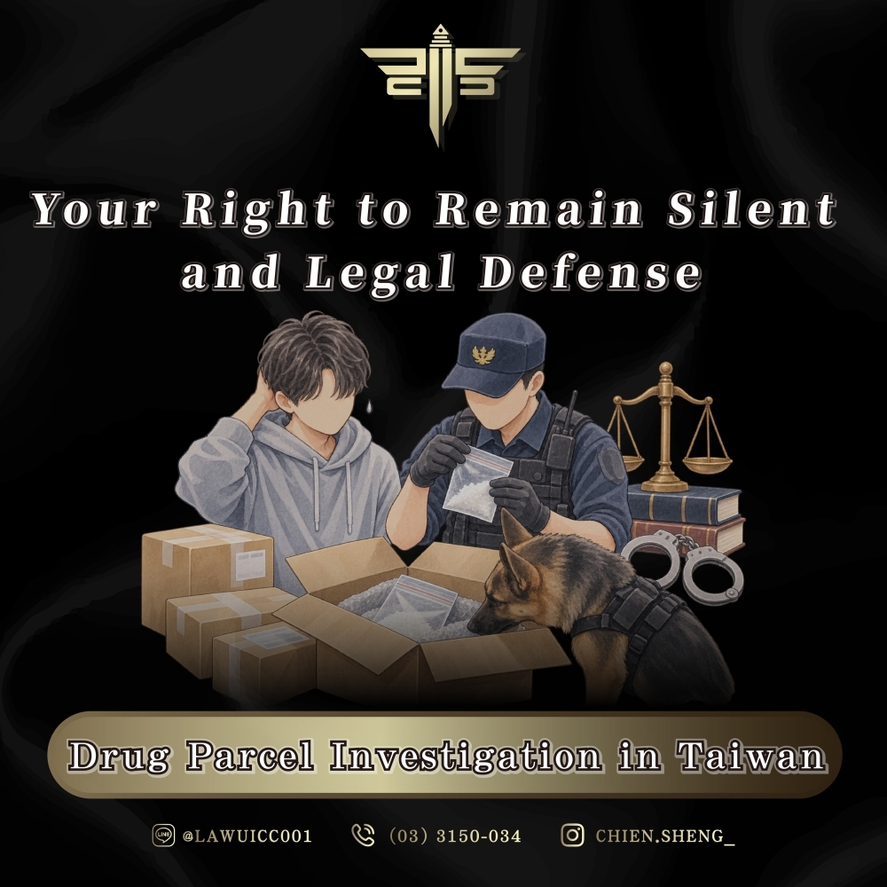 Drug Parcel Investigation in Taiwan: Your Right to Remain Silent and Legal Defense