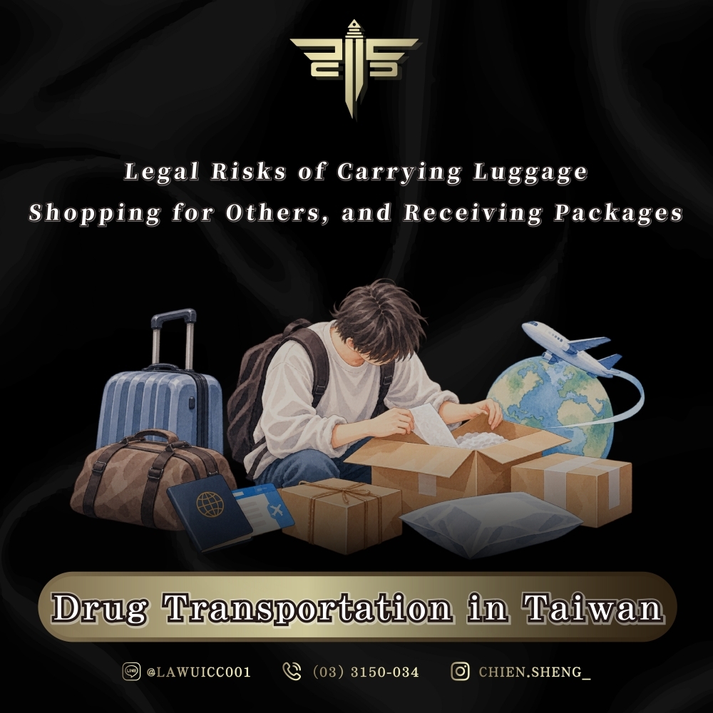 Drug Transportation in Taiwan: Legal Risks of Carrying Luggage, Shopping for Others, and Receiving Packages