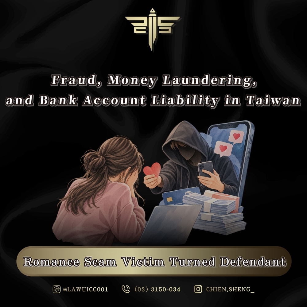 Romance Scam Victim Turned Defendant: Fraud, Money Laundering, and Bank Account Liability in Taiwan