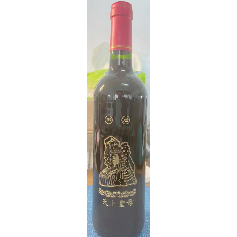 Divine wine sculpture (Mother of Heaven)/wine bottle engraving, Taichung wine bottle engraving