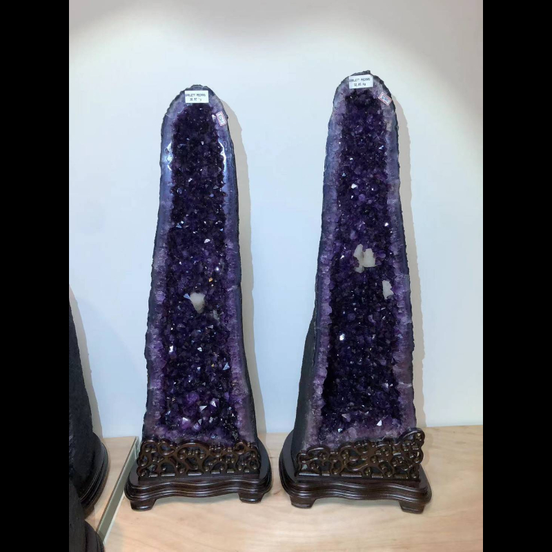 巴西esp5a展覽級紫晶洞