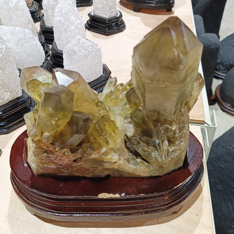 黃水晶骨幹、高冰種帶
