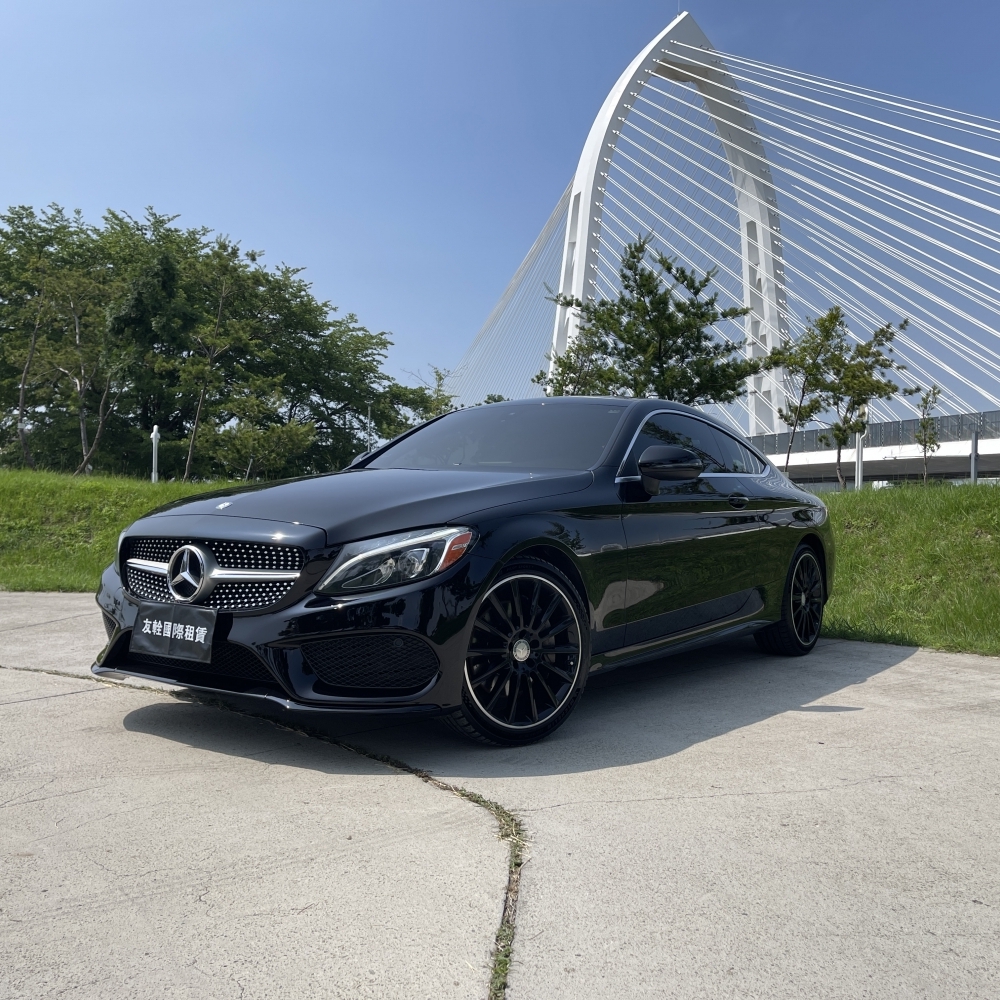M-Benz C300 Coupe黑｜台中賓士出租