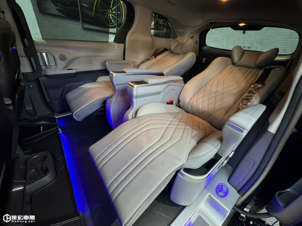 Sienna 4代 中排 航空椅 座椅 高級尊榮享受 電動 腿拖 通風 加熱 按摩 USB充電 對應原車軌道中間走道18公分 顏色可討論客製 