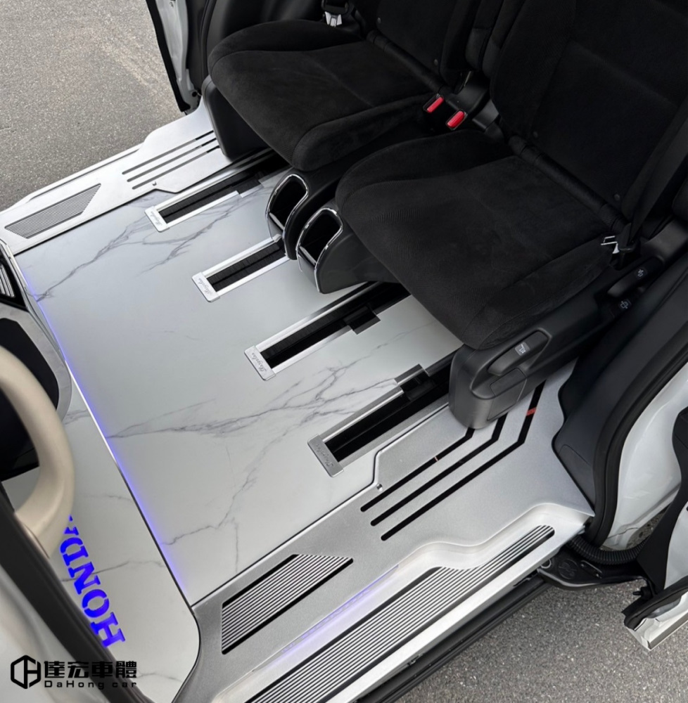 Honda Odyssey 奧德賽 大理石紋 實心鋁地板 尊榮的享受 高品質 耐磨防刮 地板 包含迎賓踏板 短軌道 無軌道 紋路顏色供挑選