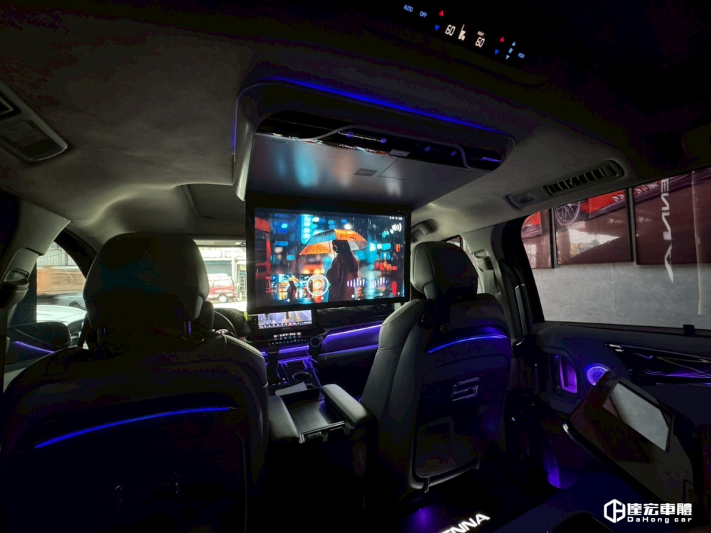 SIENNA 4代 中排 吸頂螢幕 19吋 獨立安卓系統 可連FM頻道撥放音效  獨立主機音效