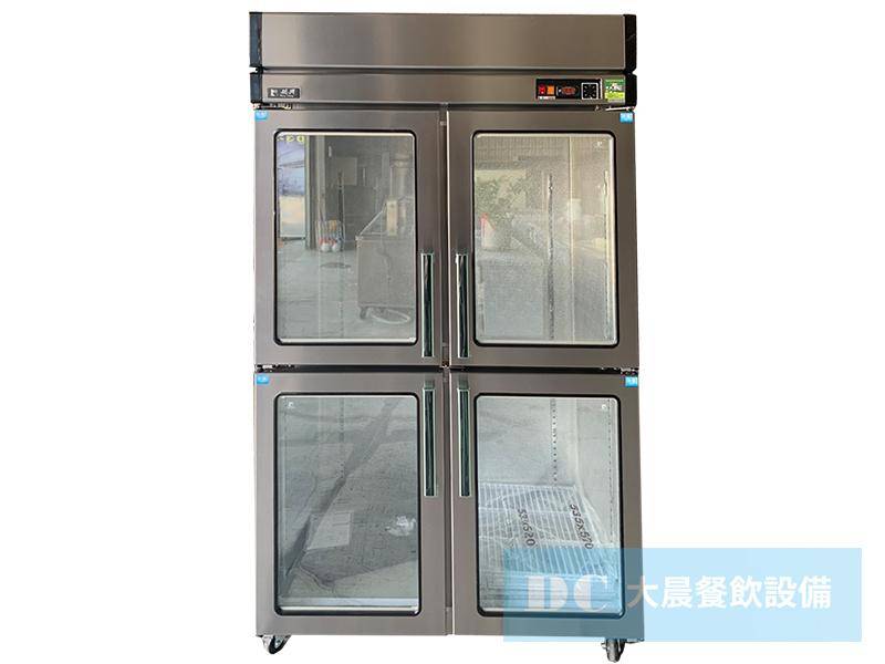 瑞興  4門玻璃冰箱