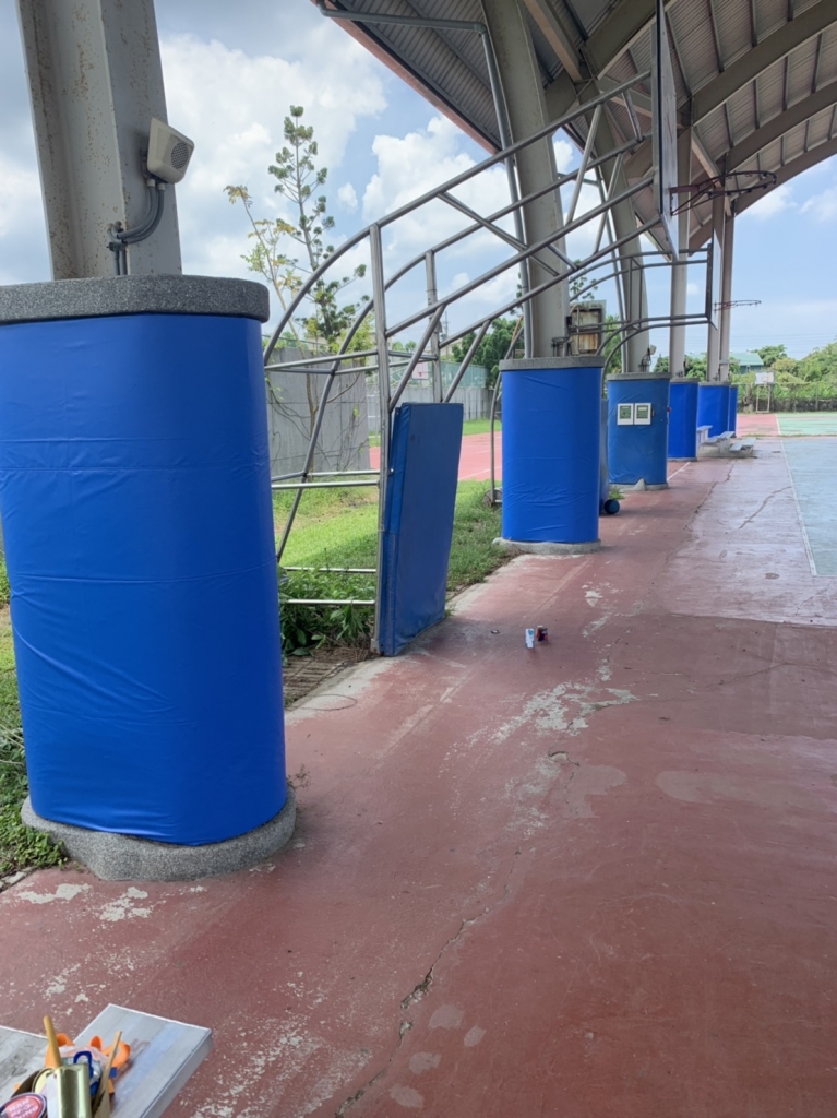風雨球場水泥柱/籃球柱/排球柱/網球柱保護墊