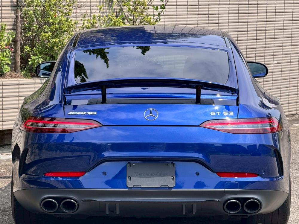 賽道美學2020 AMG GT53 4Door特殊漆藍百萬選配五鍵滿按摩冷熱椅夜色跑排