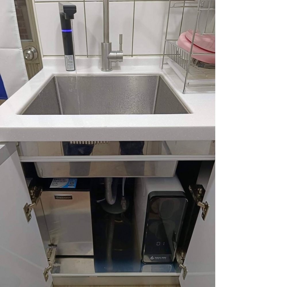 新北市永和安裝 格林姆斯k800冷熱廚下飲水機 