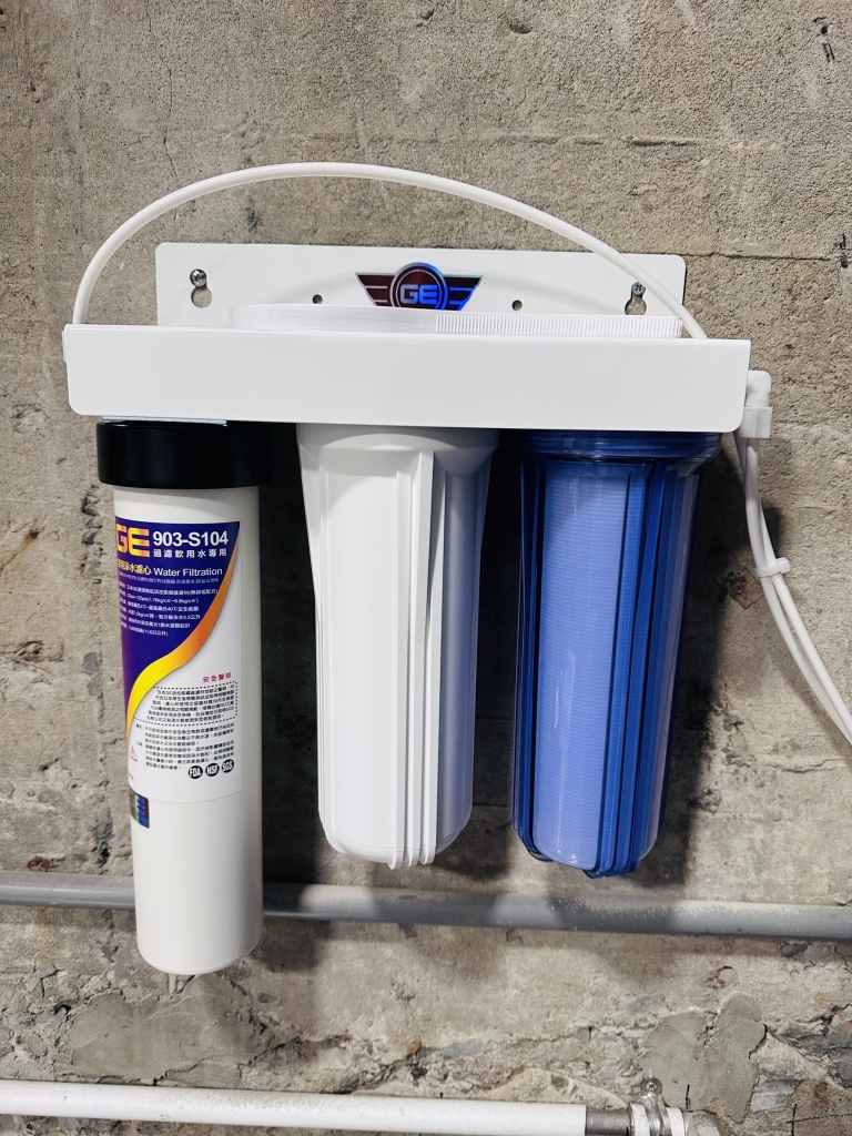 台北按摩舒壓SPA按裝日本碳鑯維 三道生飲設備 | 台北淨水器安裝