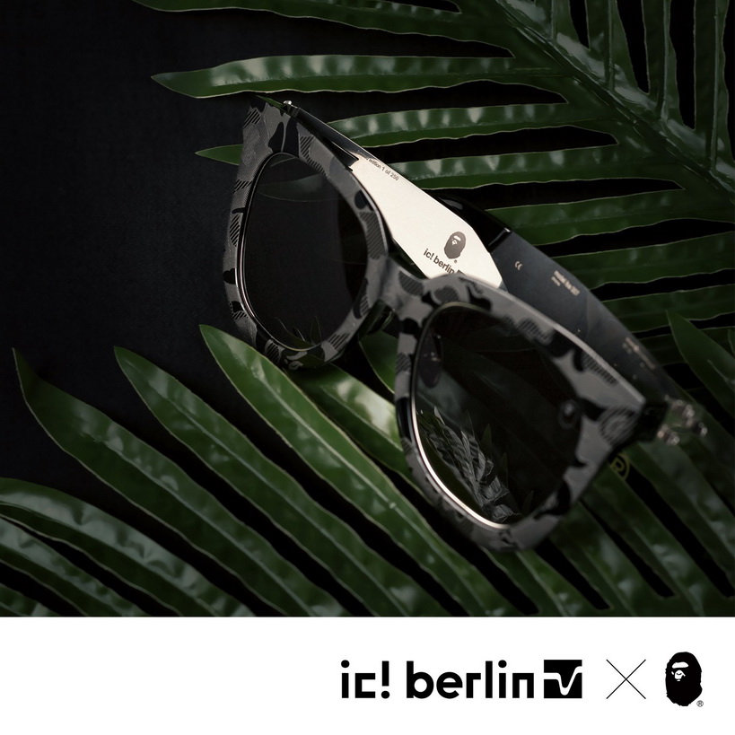 ic! berlin x A BATHING APE限量聯乘系列-愛德凡精品眼鏡Edifier