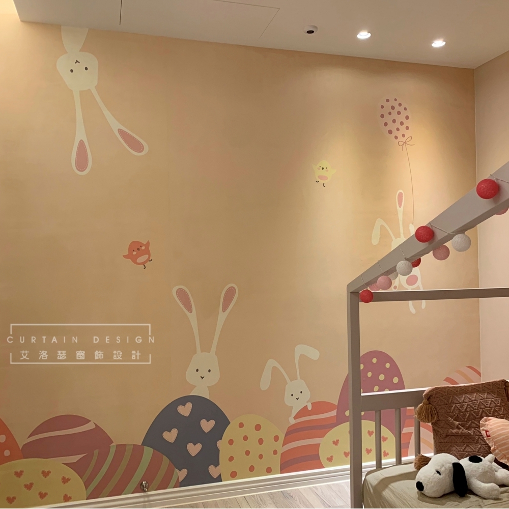 八德窗簾壁紙推薦 | 客製化大圖輸出兒童房壁紙壁布 無甲醛健康好品質